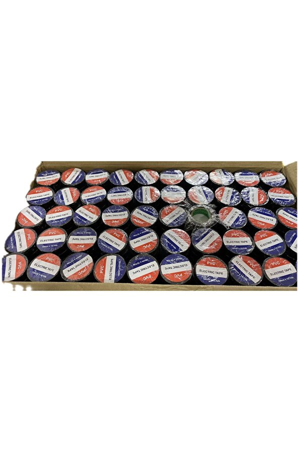 Evi̇mdeyokyok Elektri̇k İzole Bant 10 Lu Bant Elektri̇kçi̇ Bantı 19Mmx10Yrd 1 Paket