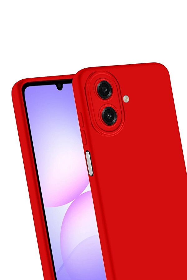 Fırsatkoli̇k Samsung Galaxy A07 Fi̇rst Si̇li̇kon - Kırmızı-(5796)