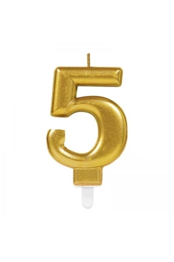 Evi̇mdeyokyok 5 Rakam Mum Gold Renk