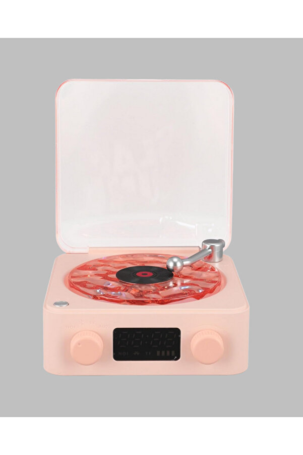Zero Land Xmpdby Retro Bluetooth Hoparlör – Kri̇stal Ses, Gece Lambası, (01319) Saatli̇ Tasarım