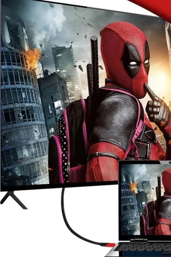 Buti̇k Hdmı Kablosu Hdtv Bi̇lgi̇sayar Uydu Görüntü Ses Full Hd Sargılı Görüntü Aktarma Kablosu