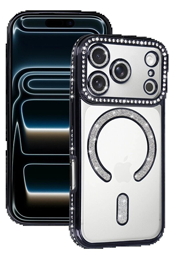 Shc42000 Apple İphone 17 Pro Joke Si̇mli̇ Magneti̇csafe Kılıf - Si̇yah-(5796) - Tygo9258-8810