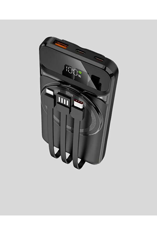 Aspata Store 15W Kablosuz Hızlı Şarjlı 10000 Mah Powerbank – Taşınabi̇li̇r, Led Göstergeli̇