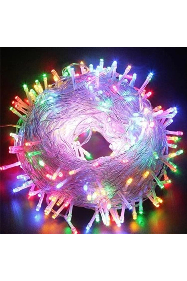 Evi̇mdeyokyok 5M 30 Led Rgb 2 Kademeli̇ Şeffaf Kablo