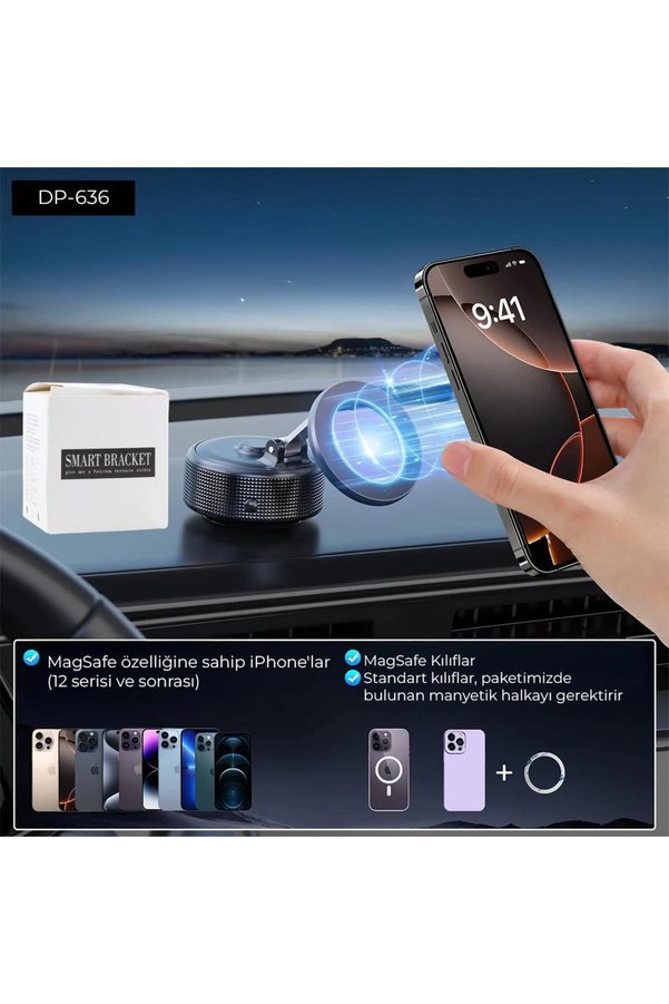 Eco Port Magsafe Özelikli Telefon Tutucu
