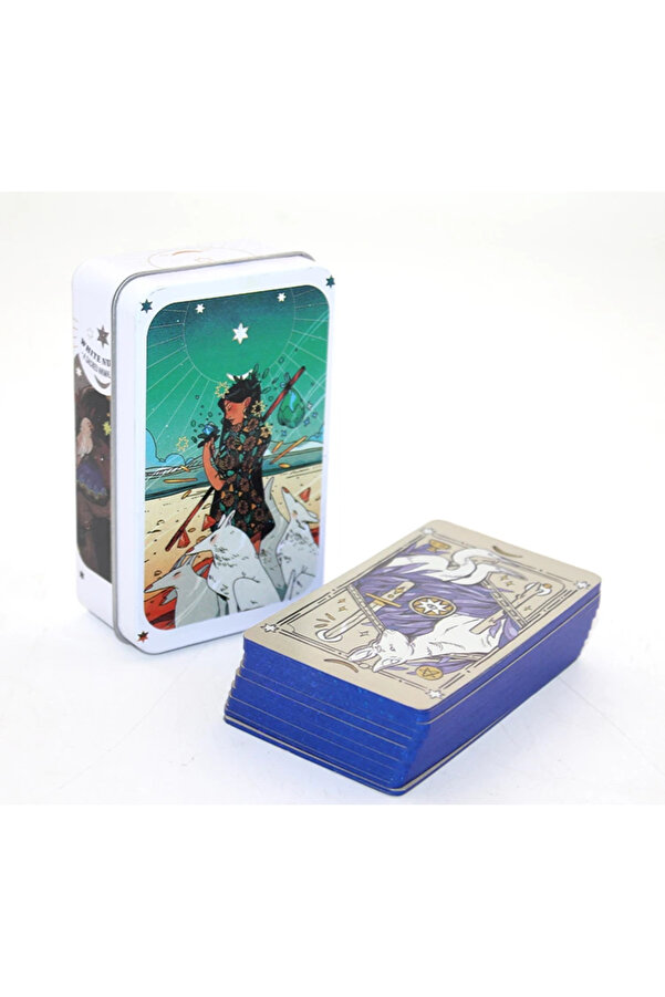 Evi̇mdeyokyok Metal Kutulu Tarot Kartı Alk2770