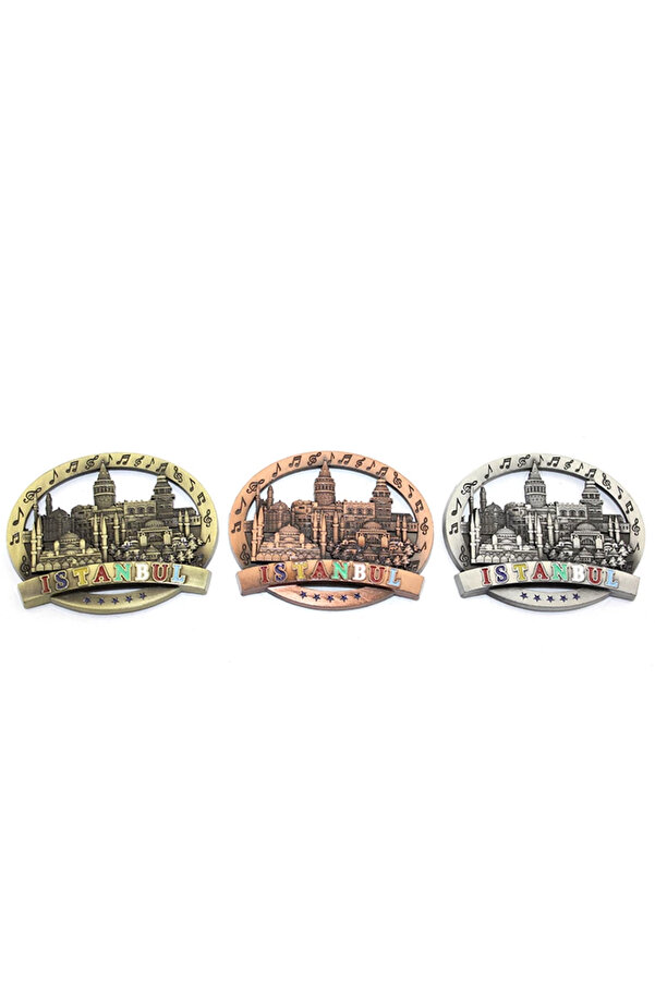 Evi̇mdeyokyok İstanbul Temalı Metal Magnet Alk3329