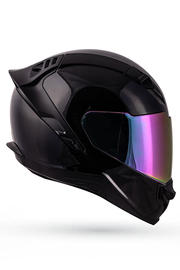ENDRO Twister Parlak Siyah Kask