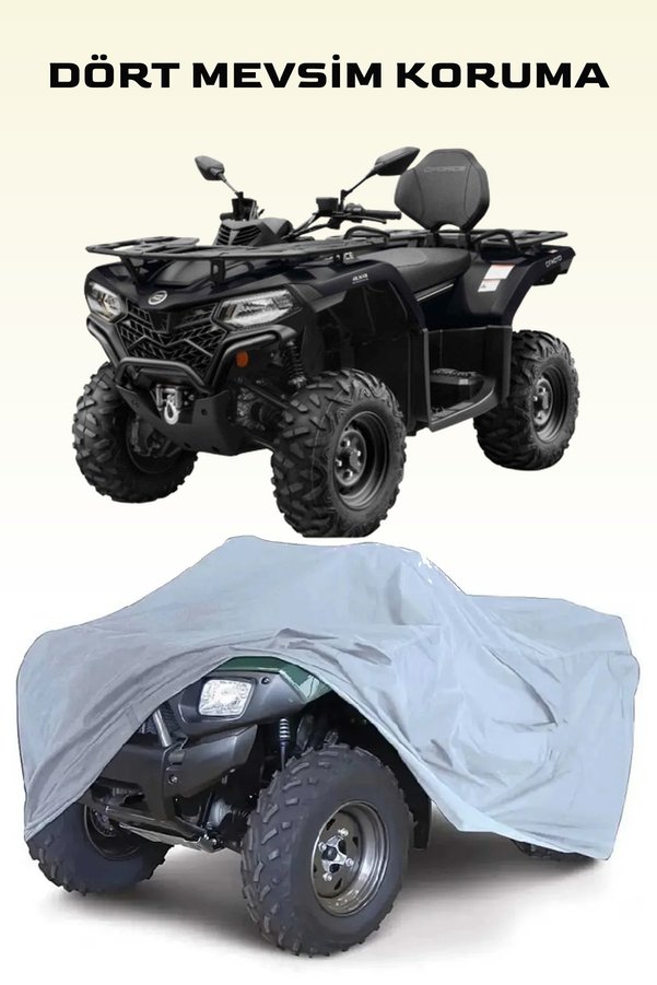 Breen Cfmoto Cforce 450L EPS ATV SU Geçirmez Brandası -GRİ