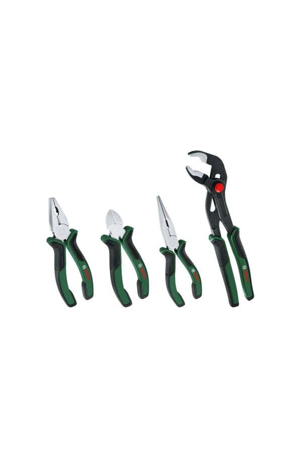 Bosch 4'lü Pense Yan Keski Kargaburun Boru Anahtarı Seti - 1600a02w7k