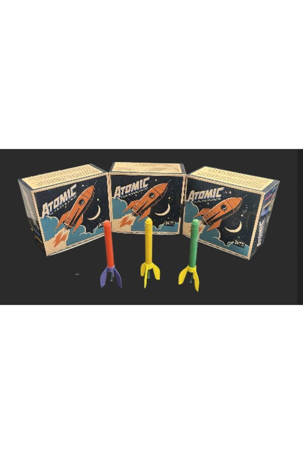 İRHANLAR Feza Füze24 Adet Nostaljik Küçük Fuze Rampalı Efsane Nostaljik Ürünler Torpil1 Değil Bambu