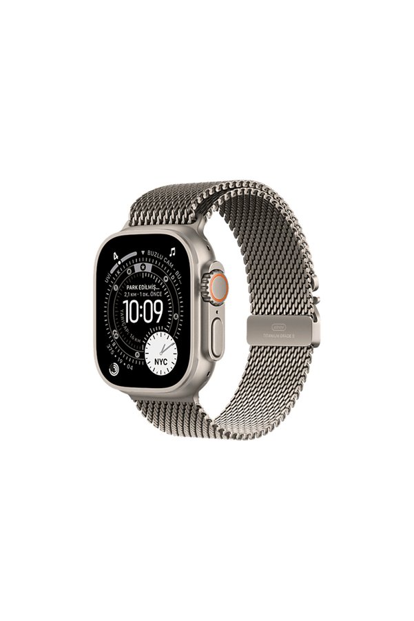 Apple Watch Ultra 3 GPS + Cellular 49mm Natural Titanium Case with Natural Titanium Milan
