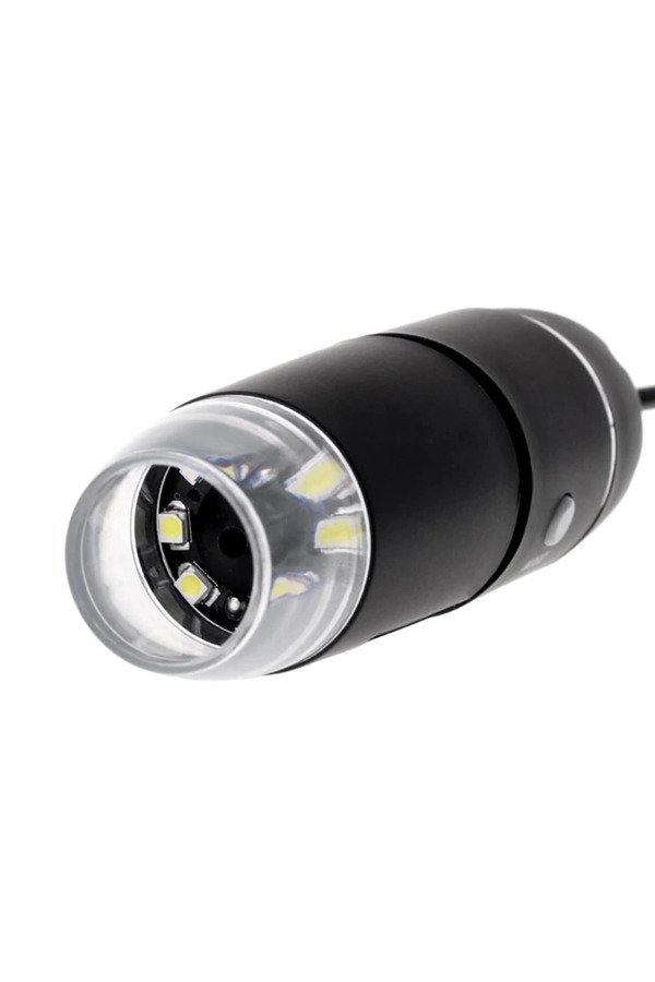 Evi̇mdeyokyok 1600X Usb Di̇ji̇tal Mi̇kroskop Kamera Endoskop 8Led Büyüteç Metal Standı