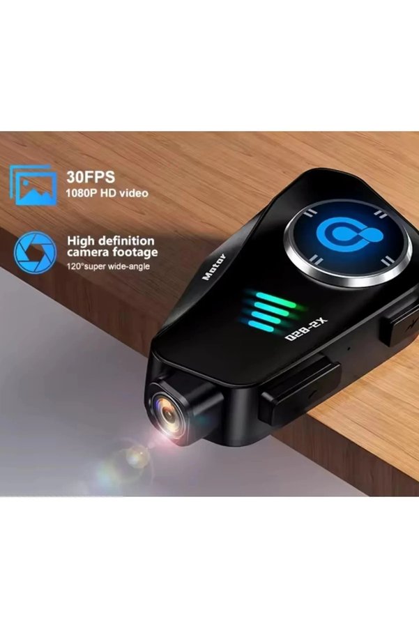 Evimdeyokyok Q28 2X 2 Eşleşmeli Motosiklet Kask Bluetooth Kulaklık 1080P Kamera Su Geçirmez Intercom