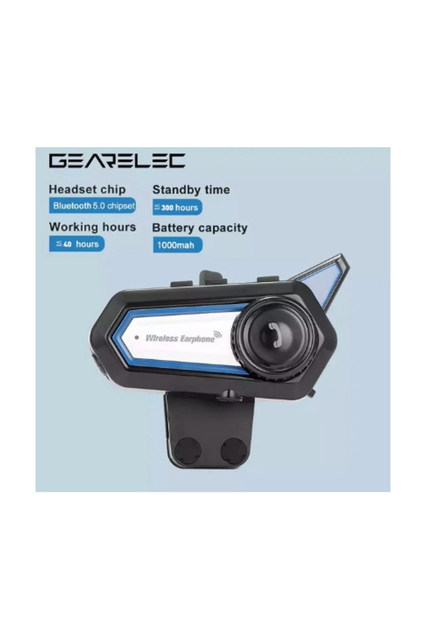 Evi̇mdeyokyok Bt31 Kask Kulaklık Bluetooth 5.0 Motosi̇klet Interkom Su Geçi̇rmez Kablosuz Kulaklık