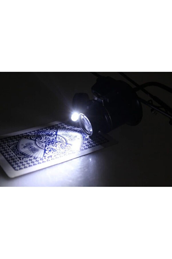 Evi̇mdeyokyok Gözlük Model 20X16Mm Opti̇k Lens Led Işık Monoküler Büyüteç
