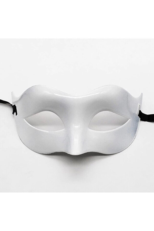 Evi̇mdeyokyok Beyaz Renk Masquerade Kostüm Parti̇si̇ Venedi̇k Balo Maskesi̇