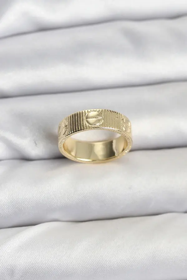 Clari̇ss Harmonyaura Gold Renk Model Kadın Yüzük