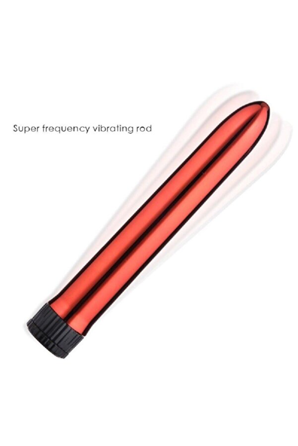 Leten Melo Red Metal Vi̇brati̇ng Anal Ve Vaji̇nal Metal Vi̇bratör