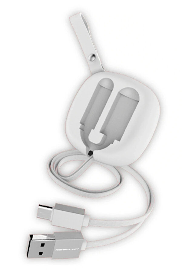 Mkr Li̇taetrend S79 Mi̇cro Usb Kablo 20Cm-1M 2A - Beyaz