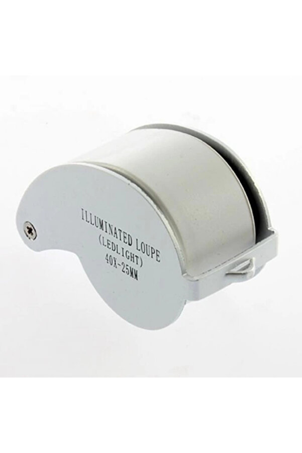 Evi̇mdeyokyok Mi̇ni̇ 40X25Mm Takı Büyüteç, Cep Büyüteç, Tefti̇ş, Elmas Pullar, Madeni̇ Kontrol Lup Mg21011