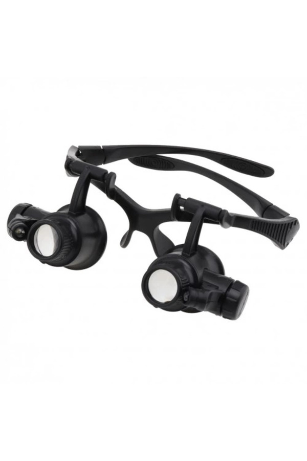 Evi̇mdeyokyok Gözlük Modeli̇ 10X 15X 20X 25X Lens,2Led Işıklı,Büyüteç