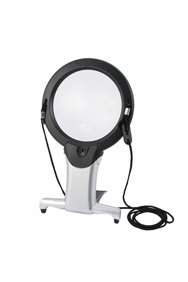 Evi̇mdeyokyok 2X 6X Led Eller Serbest,Boyun Asılı,Dıkış,Okuma İçi̇n En Uygun Büyüteç 11B1