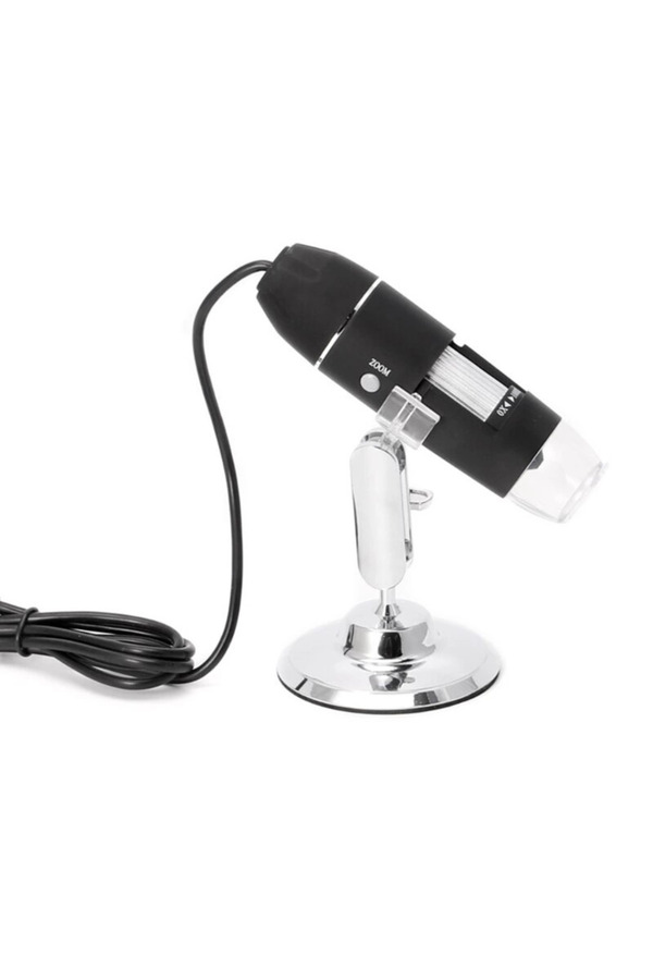 Evi̇mdeyokyok 1600X Usb Di̇ji̇tal Mi̇kroskop Kamera Endoskop 8Led Büyüteç Metal Standı