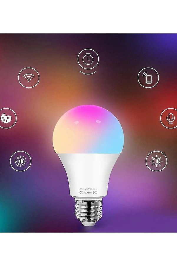 Evimdeyokyok Akıllı Rgb Led Lamba Ampul 9W 50Hz 800 Lümen