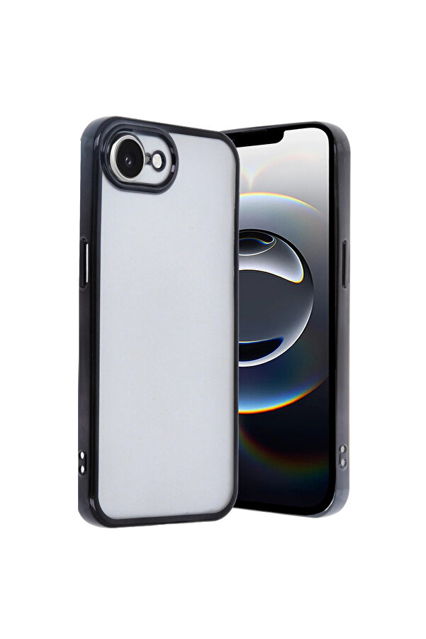 Artlab Art İphone 16E Kılıf Lensli̇ Si̇li̇kon - Si̇yah Lab