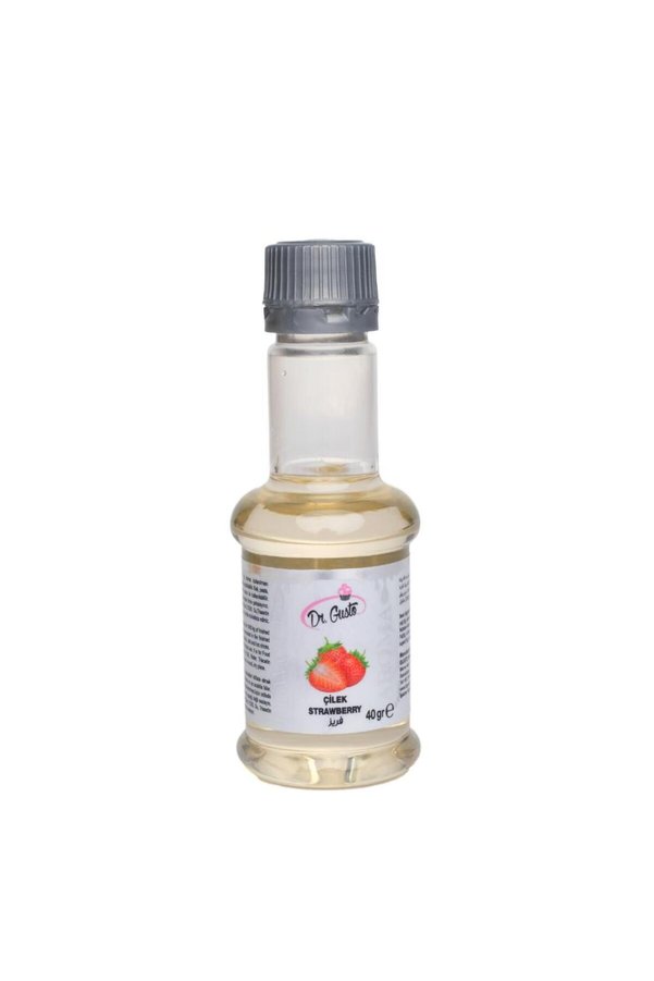 Dr. Gusto Çilek Aroması 40 G – Pasta, Kek, Kurabiye Ve Tatlılar İçin Yoğun Çilek Esansı