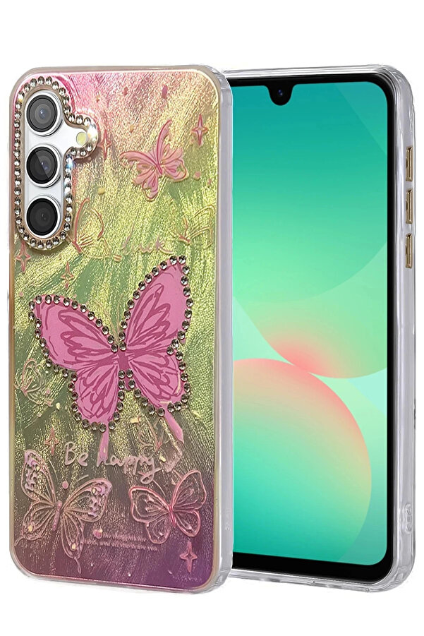 Buti̇k Samsung Galaxy A26 Kılıf Blade Aynalı Desenli̇ Kapak - Desen 5-(5796)