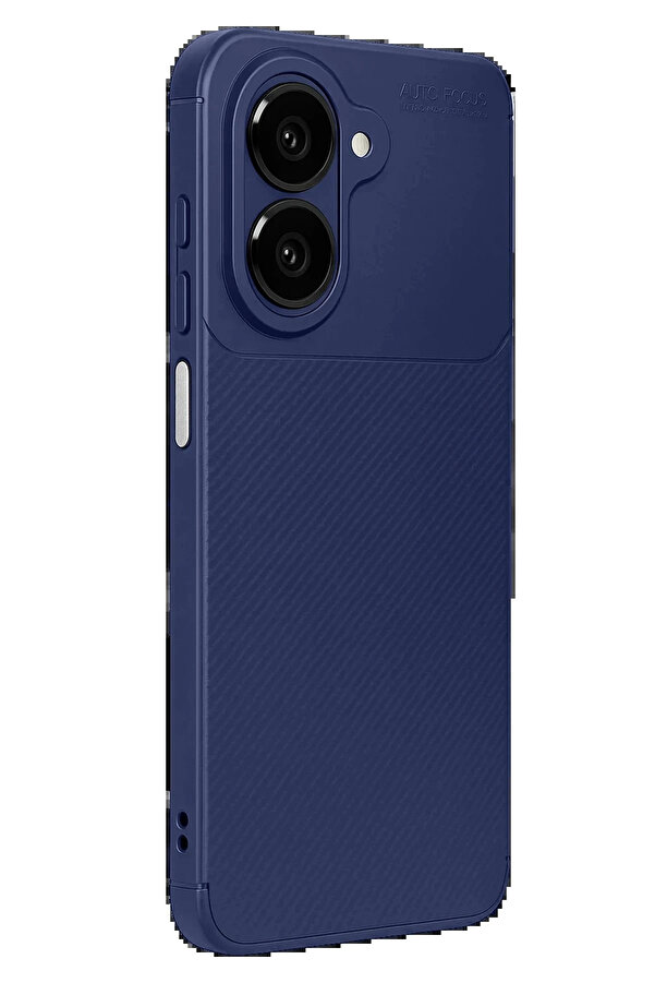 Buti̇k Xi̇aomi̇ Redmi̇ A5 4G Auto Focus Karbon Kapak - Laci̇vert-(5796)