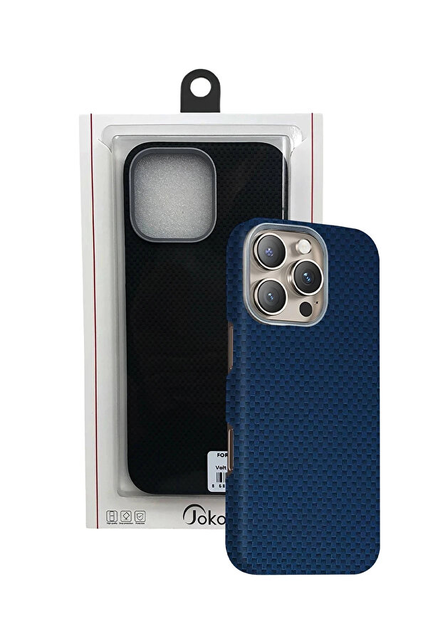Buti̇k Apple İphone 15 Pro Max Volt Magsafe Kapak - Mavi̇-(5796)