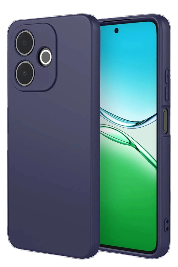 Buti̇k Oppo A5 Pro 4G Fi̇rst Si̇li̇kon - Laci̇vert-(5796)