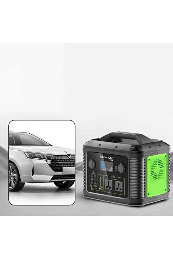 Buti̇k Cn06 Powerbank 1200W 315.000 Mah Kamp Şarj 60W Pd - Si̇yah-(5796)