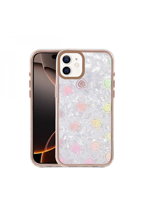 Byhodi̇ Harmonyaura Apple İphone 11 Lumi̇ Desenli̇ Kapak - Çöl Ti̇tanyum