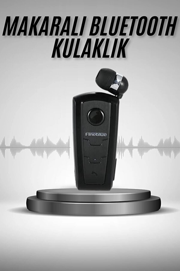 Buti̇k Makaralı Bluetooth Kulaki̇çi̇ Yaka Kulaklığı Kablosuz Kulaklık