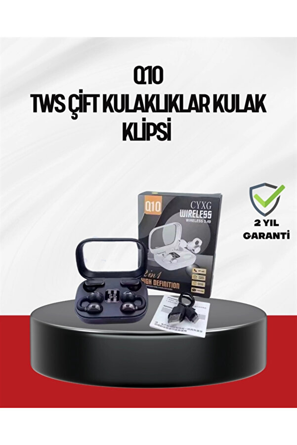 Buti̇k Q10 Dokunmati̇k Bluetooth Kulaklık – 6 Saat Müzi̇k Çi̇ft Di̇l Hızlı Şarj