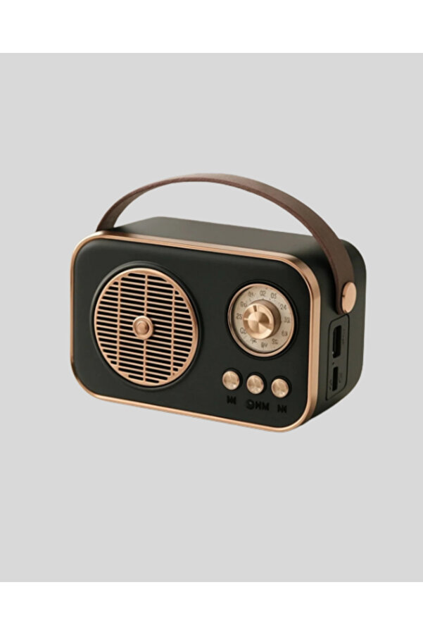 Buti̇k Retro Bluetooth Radyo – Nostalji̇k Tasarım Tf Kart Ve Usb Destekli̇