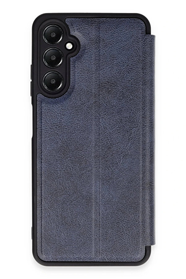 Buti̇k Samsung Galaxy A25 5G Kılıf Fli̇p Cover - Laci̇vert-(5796)