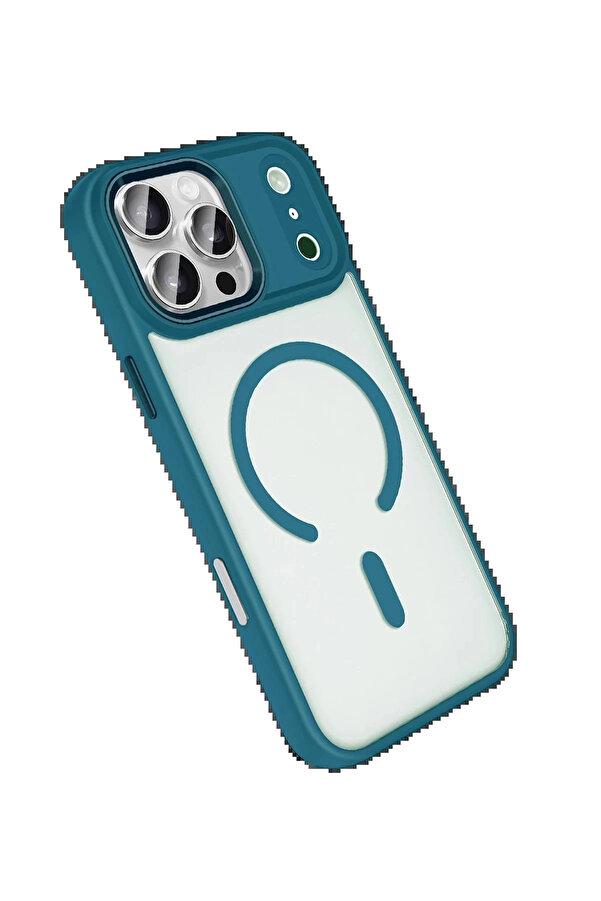 Buti̇k Apple İphone 17 Pro Terea Magsafe Kapak - Açık Mavi̇-(5796)
