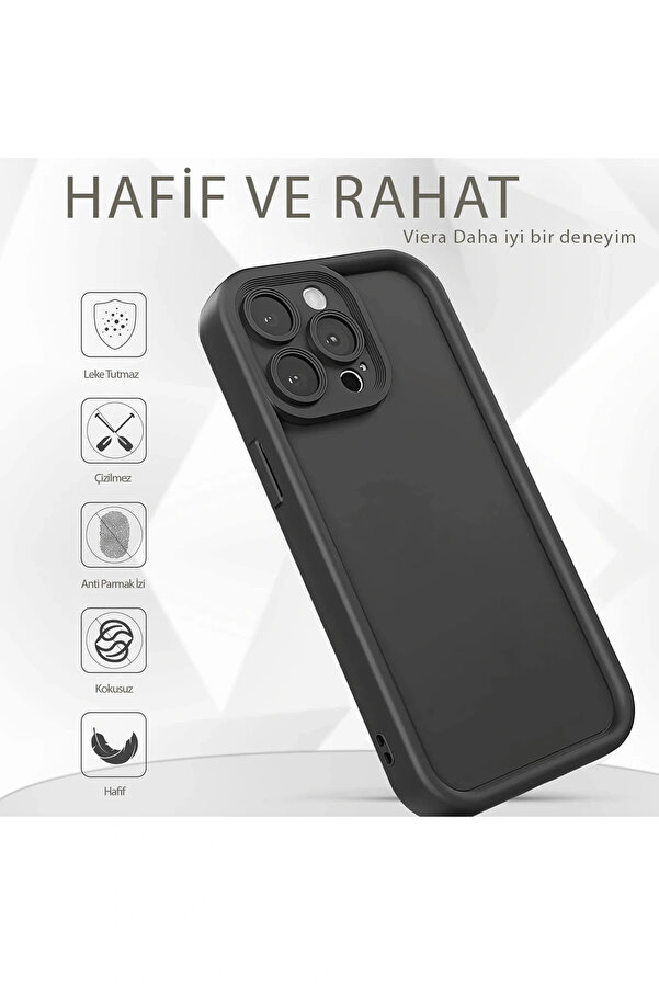Buti̇k Xi̇aomi̇ Poco X7 Pro Vi̇era Si̇li̇kon - Si̇yah-(5796)