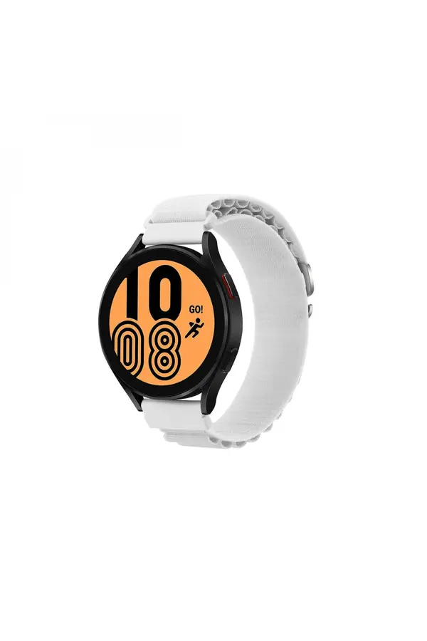 Khayra Watch 20Mm Kr410 Kumaş Kordon - Beyaz