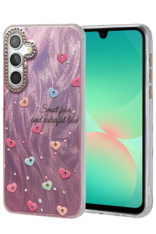 Buti̇k Samsung Galaxy A26 Kılıf Blade Aynalı Desenli̇ Kapak - Desen 8-(5796)