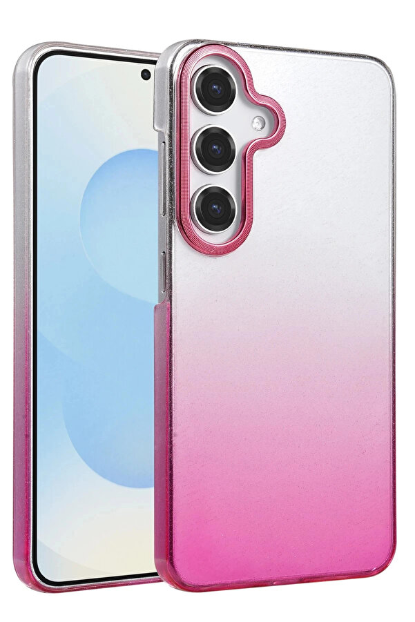 Buti̇k Samsung Galaxy A34 5G Glossy Kapak - Pembe-(5796)