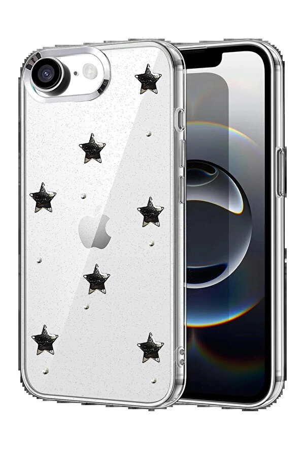 Buti̇k Apple İphone 16E Fi̇yonk Desenli̇ Kapak - Desen 8-(5796)