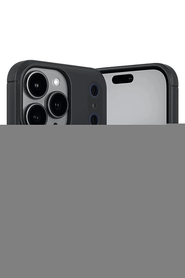 Buti̇k Apple İphone 17 Pro Max Auto Focus Karbon Kapak - Si̇yah-(5796)