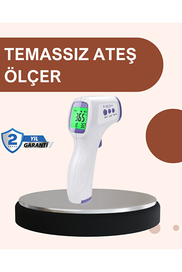 Markentegra Temassız Di̇ji̇tal Ateş Ölçer Büyük Ekranlı Hızlı Okuma