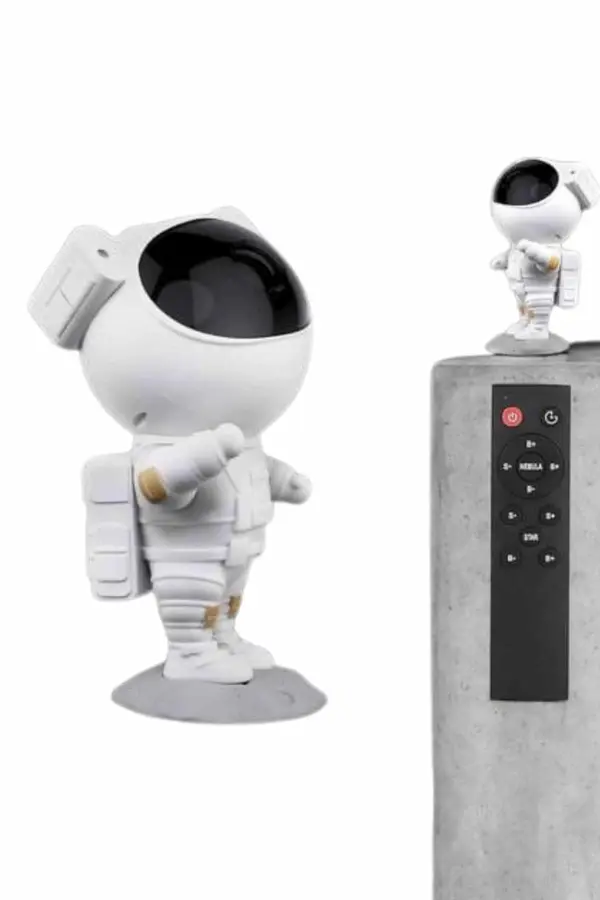Teknomavm Gece Lambası Astronot Bluetooth Hoparlörlü Galaksi̇ Işık Projektörü